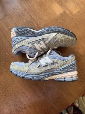 New Balance Women's Light Blue and Sage 1906 Sneakers